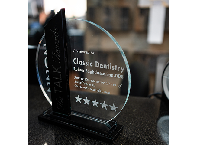 Classic Dentistry Inc.award